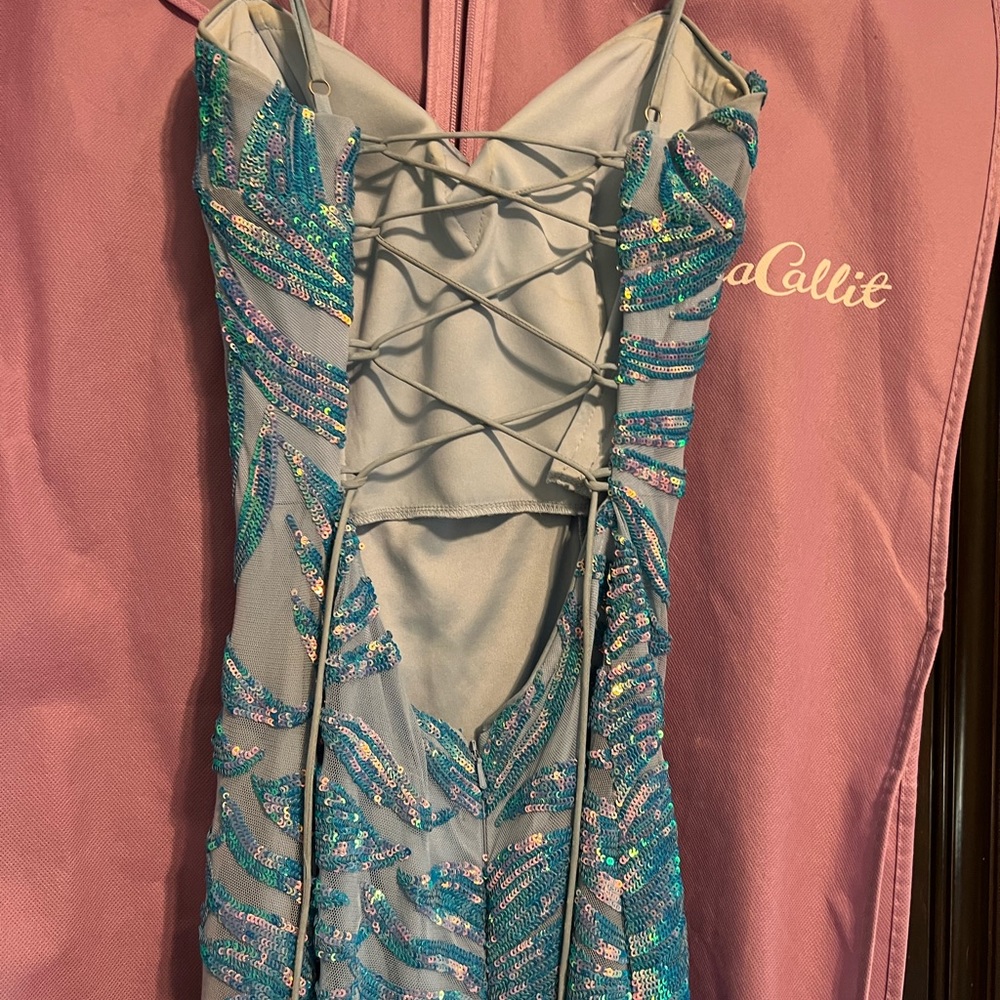 BEAUTIFUL Jovani dress-worn ONCE - Picture 6 of 8